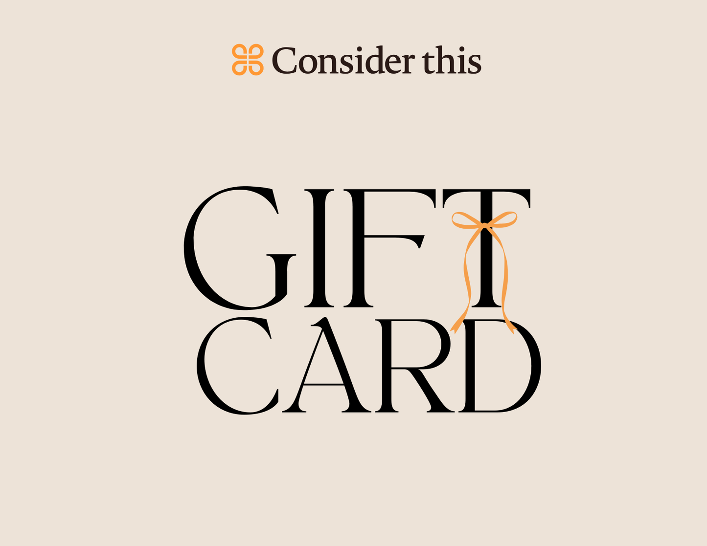 Consider This Protein Bars Gift Card